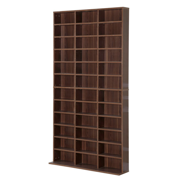 immagine-1-easycomfort-easycomfort-libreria-modulare-mobile-porta-cd-classica-36-scompartimenti-regolabili-legno-195-102-23-5cm-ean-8054144135328-jpg