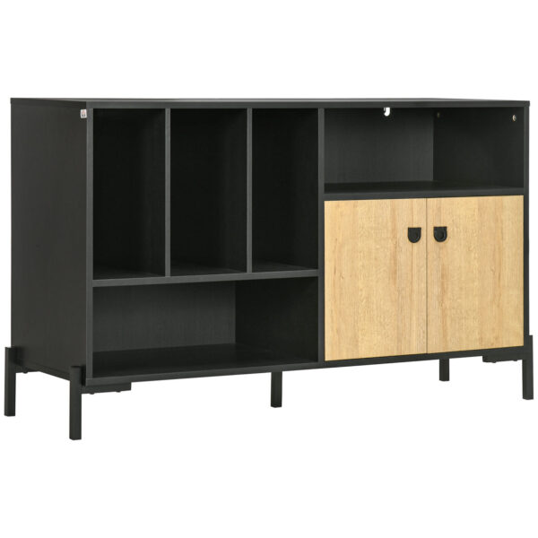 immagine-1-easycomfort-easycomfort-mobiletto-da-salotto-a-doppia-anta-con-5-ripiani-aperti-in-truciolato-120x40x74cm-jpg