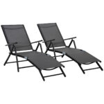 immagine-1-easycomfort-easycomfort-set-2-sdraio-da-giardino-pieghevoli-con-schienale-regolabile-64x134x95cm-nero-jpg