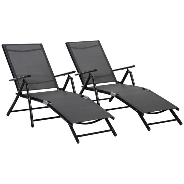 immagine-1-easycomfort-easycomfort-set-2-sdraio-da-giardino-pieghevoli-con-schienale-regolabile-64x134x95cm-nero-jpg