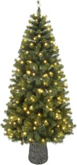 immagine-1-le-stelle-albero-di-natale-artificiale-verde-h-240cm-x-l-117cm-pino-super-folto-con-350-luci-led-incorporate-e-base-effetto-legno-jpg
