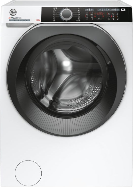 Hoover H-WASH 500 Frontlader Wasmachine 10 kg HWE 410AMBS/1-S Klasse A (A85xL60xP59) 1400 RPM Invertermotor en stoomfunctie HWE410AMBS