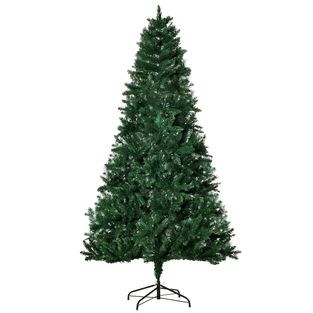Easycomfort Kerstboom 210cm Kunstmatig zwevend met verwijderbare voet, 1046 takken, PVC en staal, groen