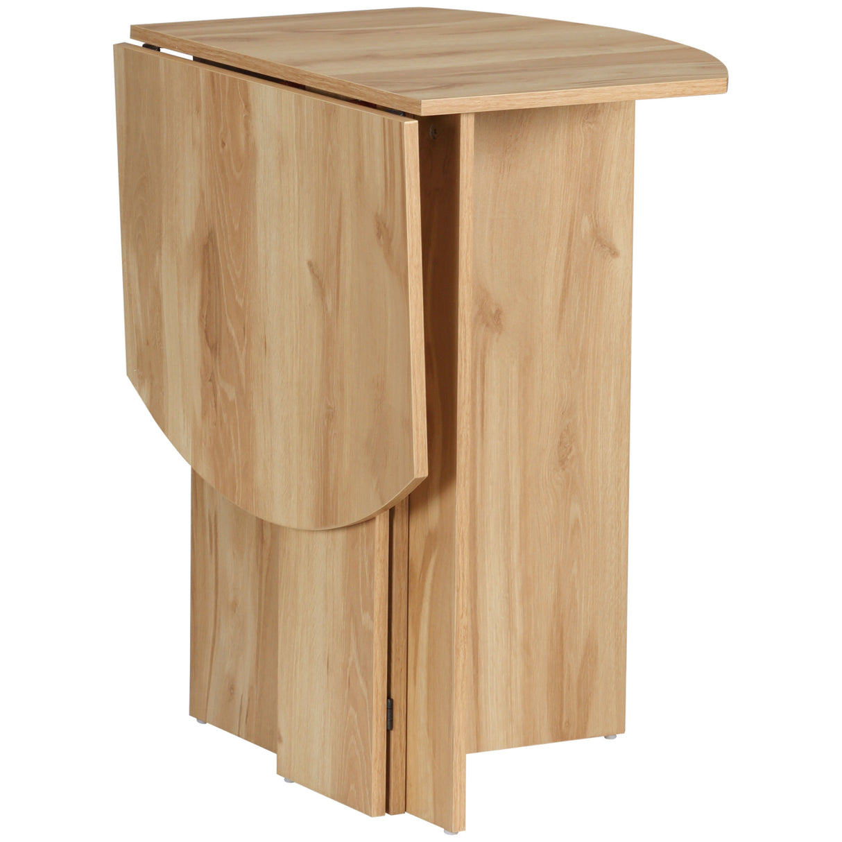 Eettafel Easycomfort Trap Ruimtebesparend in hout, 90x60x74cm, Quercia
