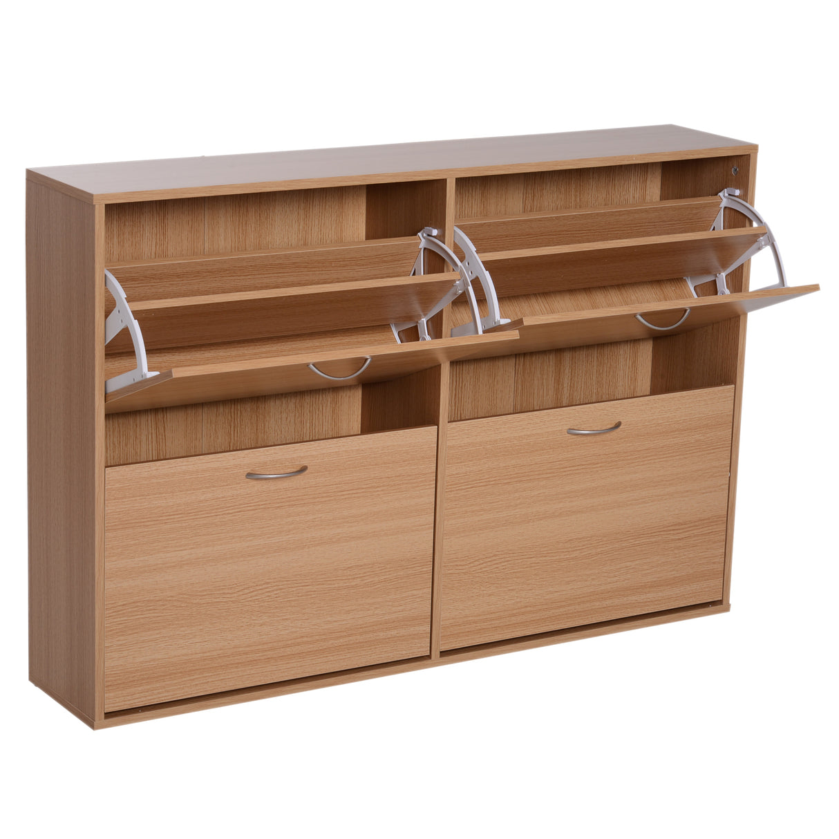 Easycomfort Schoenbesparende Ruimtecapaciteit 24 Ingangen en Houten Slaapkamer 120x24x81cm