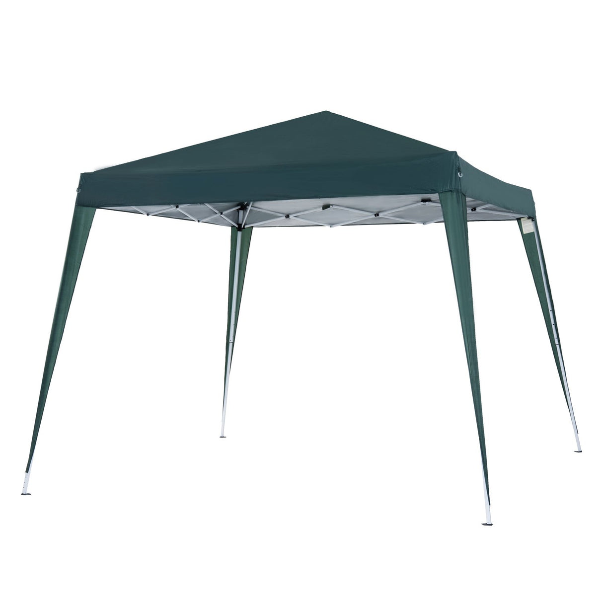 EASYCOMFORT Opvouwbare tuinprieel 3x3m staal en polyester, groen
