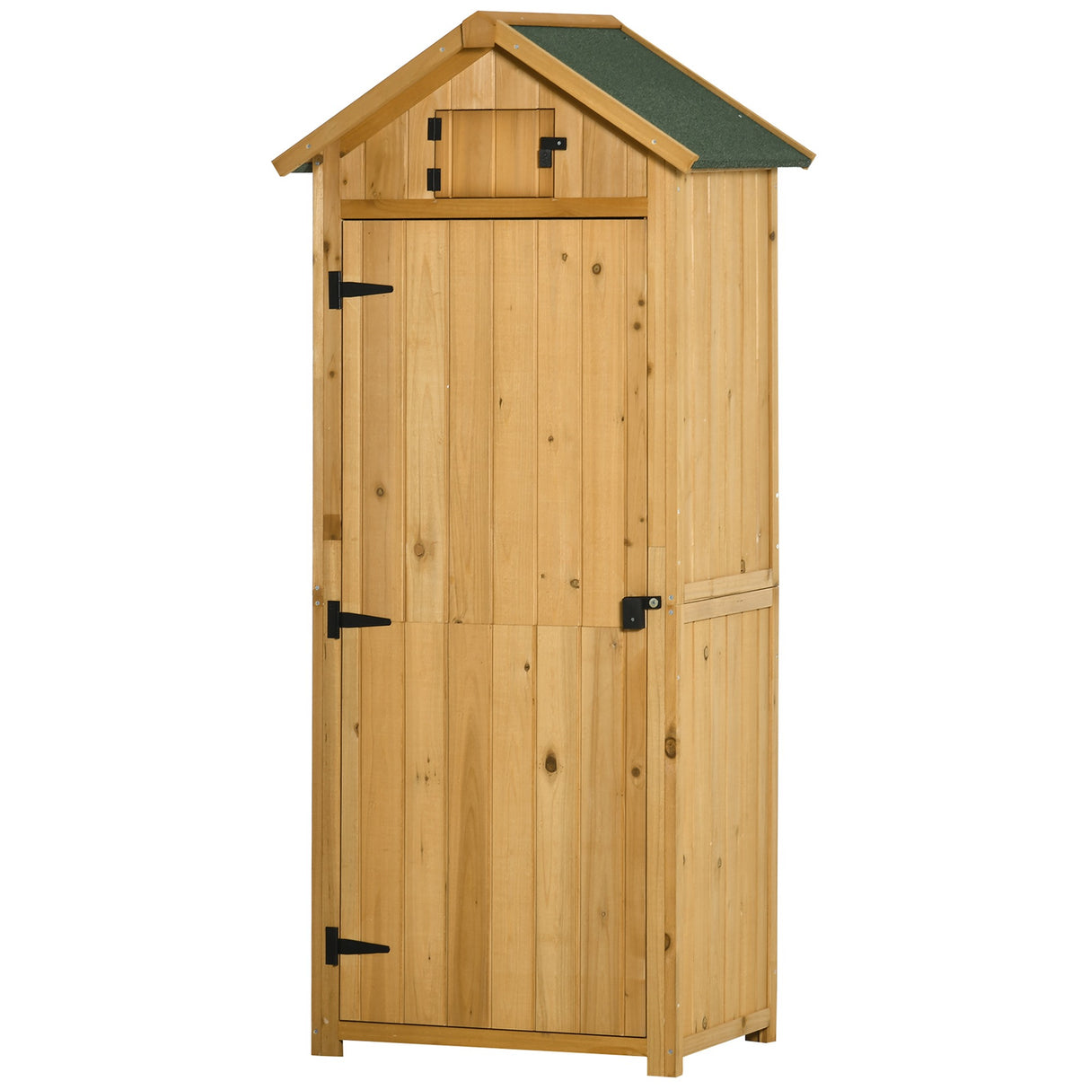 Easycomfort Tuindeur Accessoires Waterdicht Hout, 77x54,2x179cm - Geel