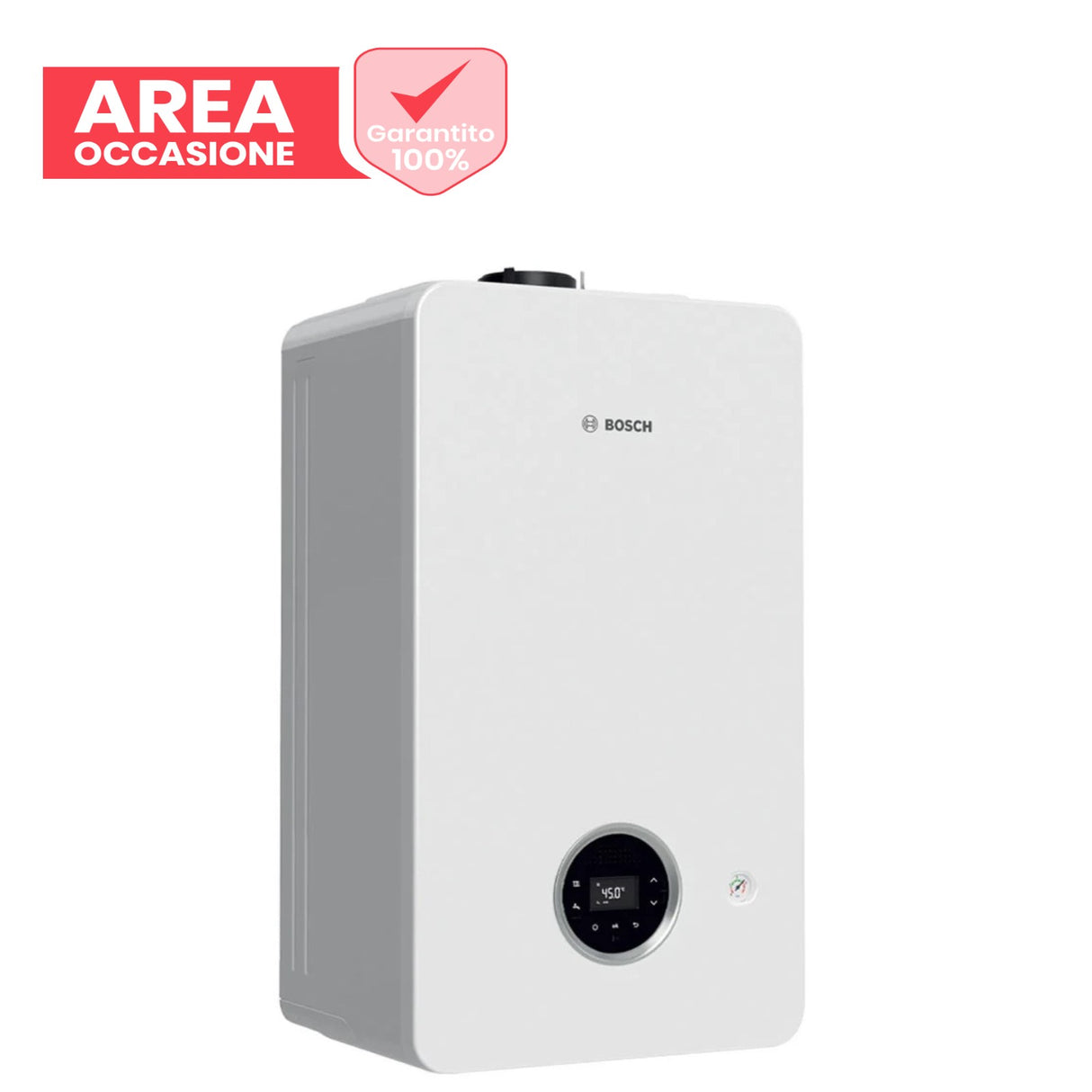 GEBIED GELEGENHEDEN Condensatieketel Junkers Bosch CONDENS GC 4300i 24 P Alleen verwarming Methaan/GPL Complete rookgasafvoerset