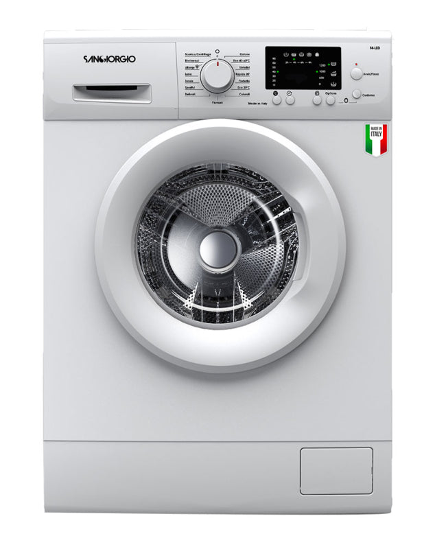 Wasmachine Frontale Lading San Giorgio F510L 5 Kg F4 SERIE Slim Klasse E 1000 Draaien (A85xL59,5xP45) Wit