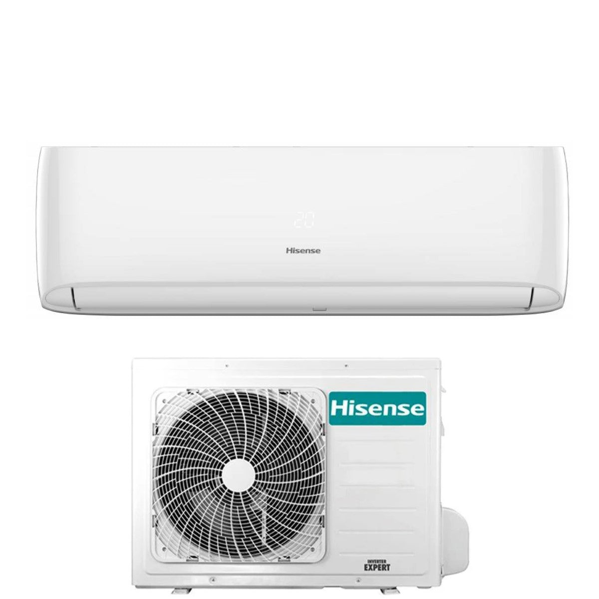 Hisense Inverter Airconditioner EASY SMART-serie 18000 Btu CA50XS02G + CA50XS02W R-32 Wi-Fi Optioneel Klasse A++/A+ - NIEUW 2023