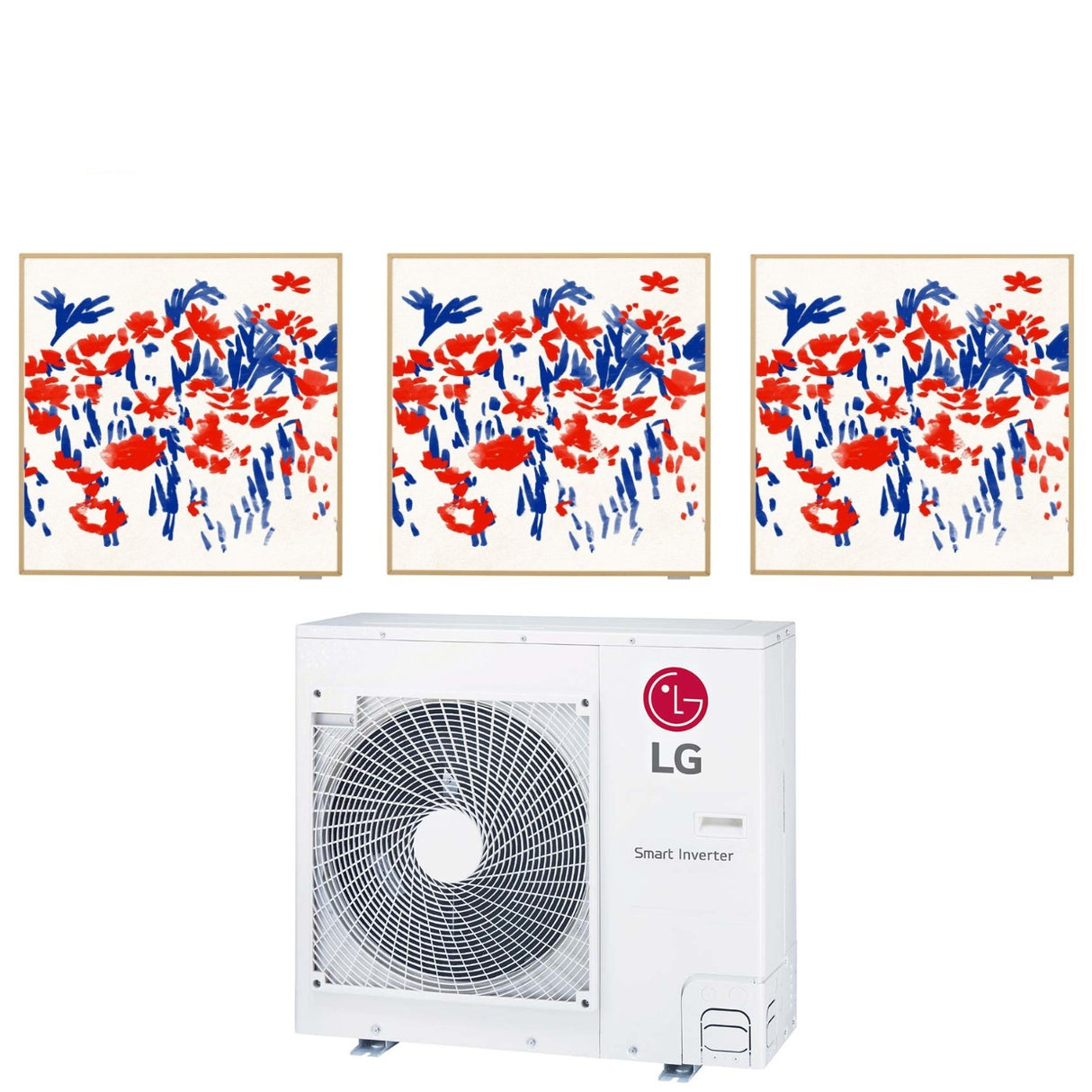 Airconditioner LG Trial Split Inverter-serie ARTCOOL GALERIJ FOTO 9+9+12 met MU5R30 R-32 Wi-Fi Geïntegreerd 9000+9000+12000