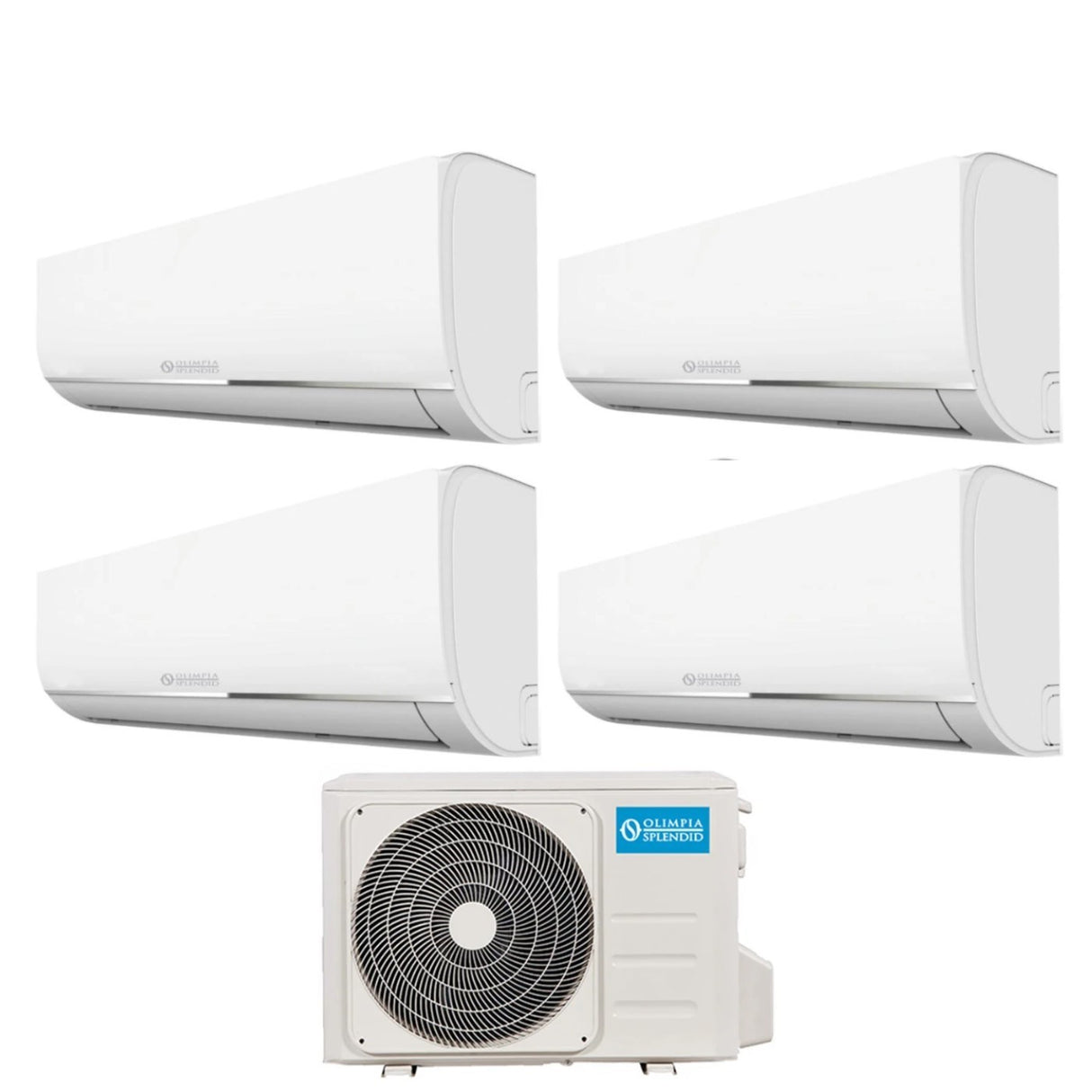 Olympia Splendid Trial Split Inverter Serie NEXYA S4 9000+9000+12000 met OS-CEMYH28EI R-32 Wi-Fi Geïntegreerd