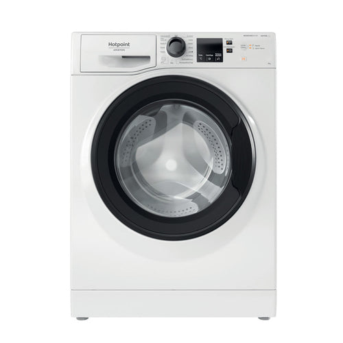 Wasmachine A Frontale Hotpoint Ariston Active NF825WK IT 8 kg Klasse B 1200 draad (A85xL59,5xP60,5) Wit Stoom Hygiëne Inverter Motor