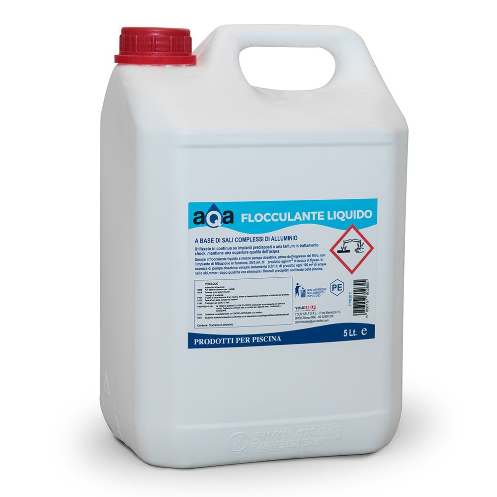 Vloeibare vlokmiddelen vanaf 5 liter per zwembad