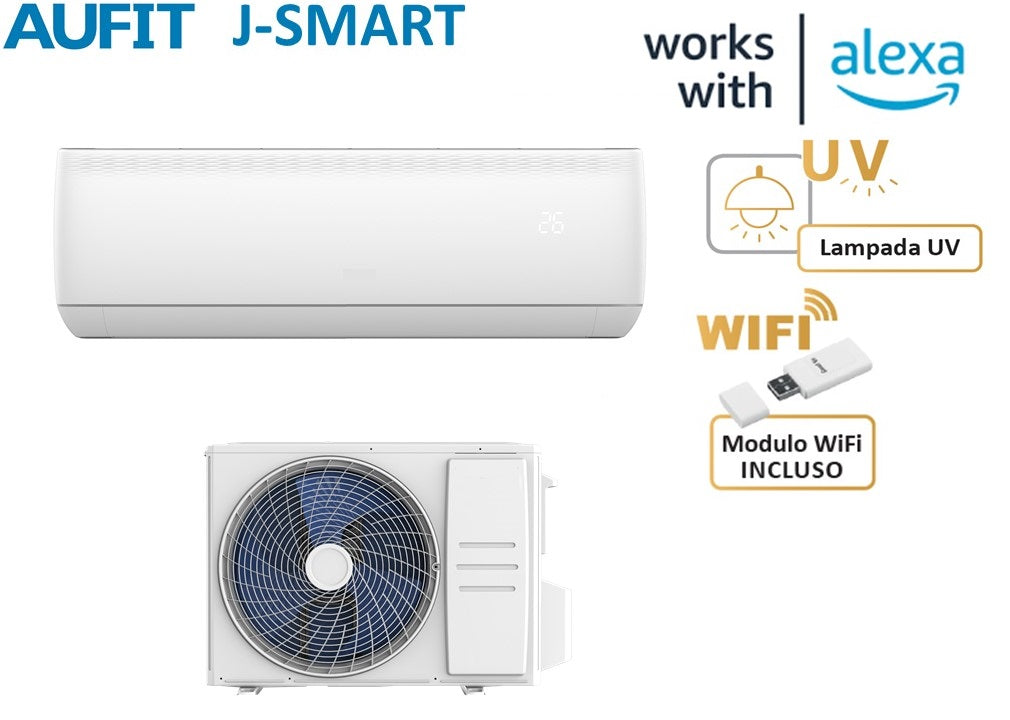 Airconditioner omvormer Upit-serie J-Smart JD/4 12000 BTU R-32 Wi-Fi opgenomen DASW-H12C5D4/JD A++/A+