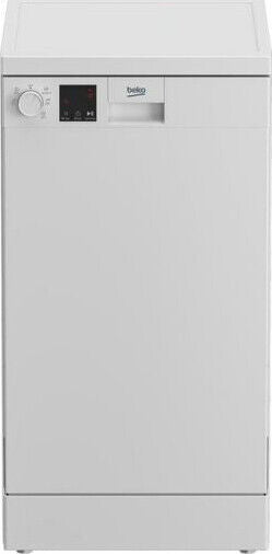 Gratis installatie wasmachine Beko DVS05024W Slim 10 kappen klasse E (A85xL44,8xP60) Wit Porgram Mini