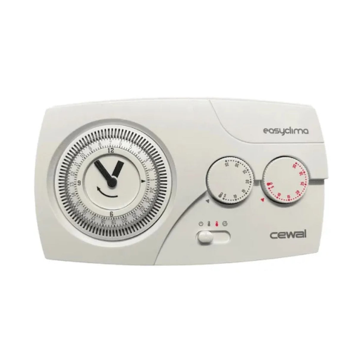 Elektromechanische chronothermostaatkop A Dagelijkse membraanbatterijen analoge klokverbinding Tweedraads model Cronog 24 H
