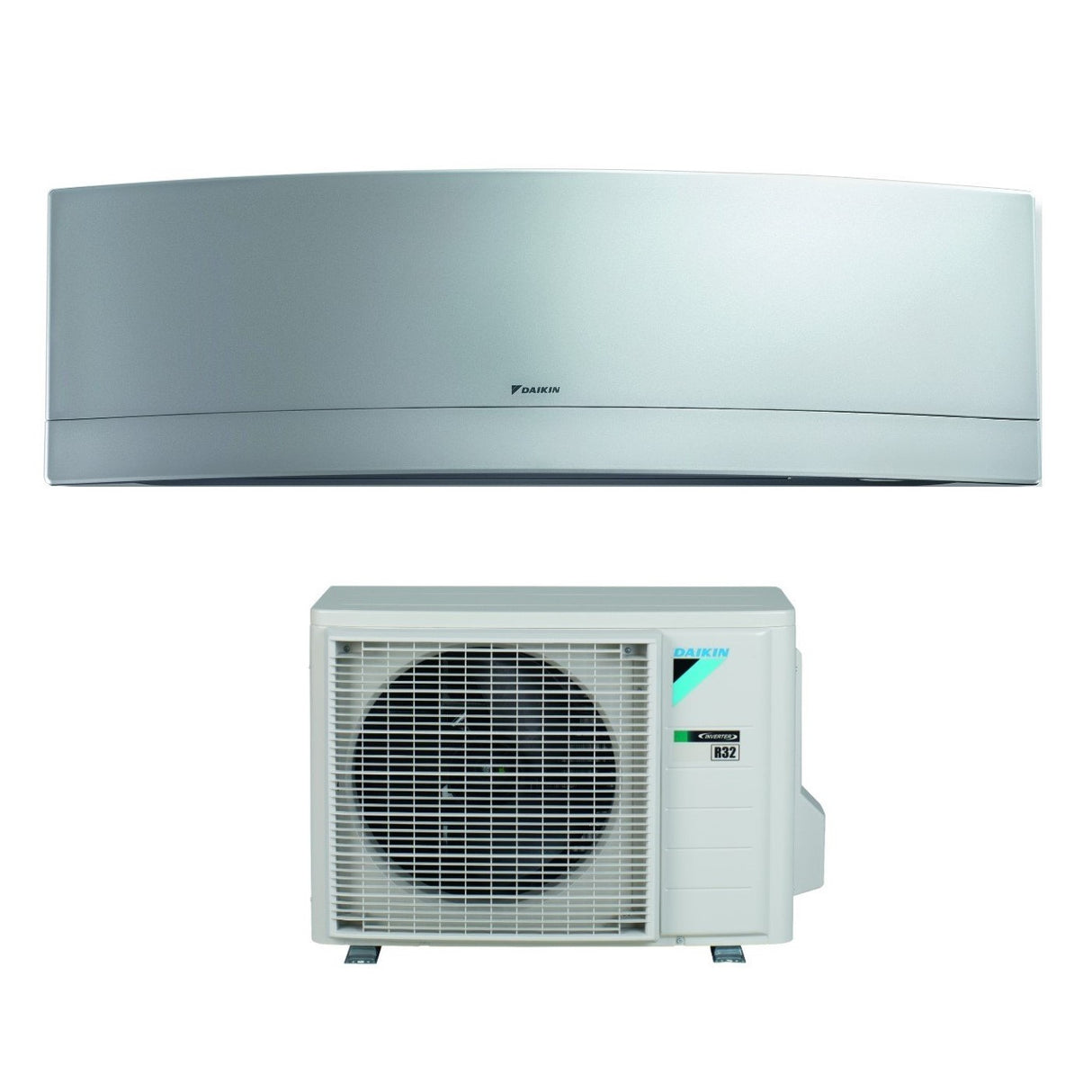 Daikin Bluevolution Inverter Airconditioner EMURA SILVER serie 7000 BTU FTXJ20MS R-32 Geïntegreerde Wi-Fi Klasse A+++
