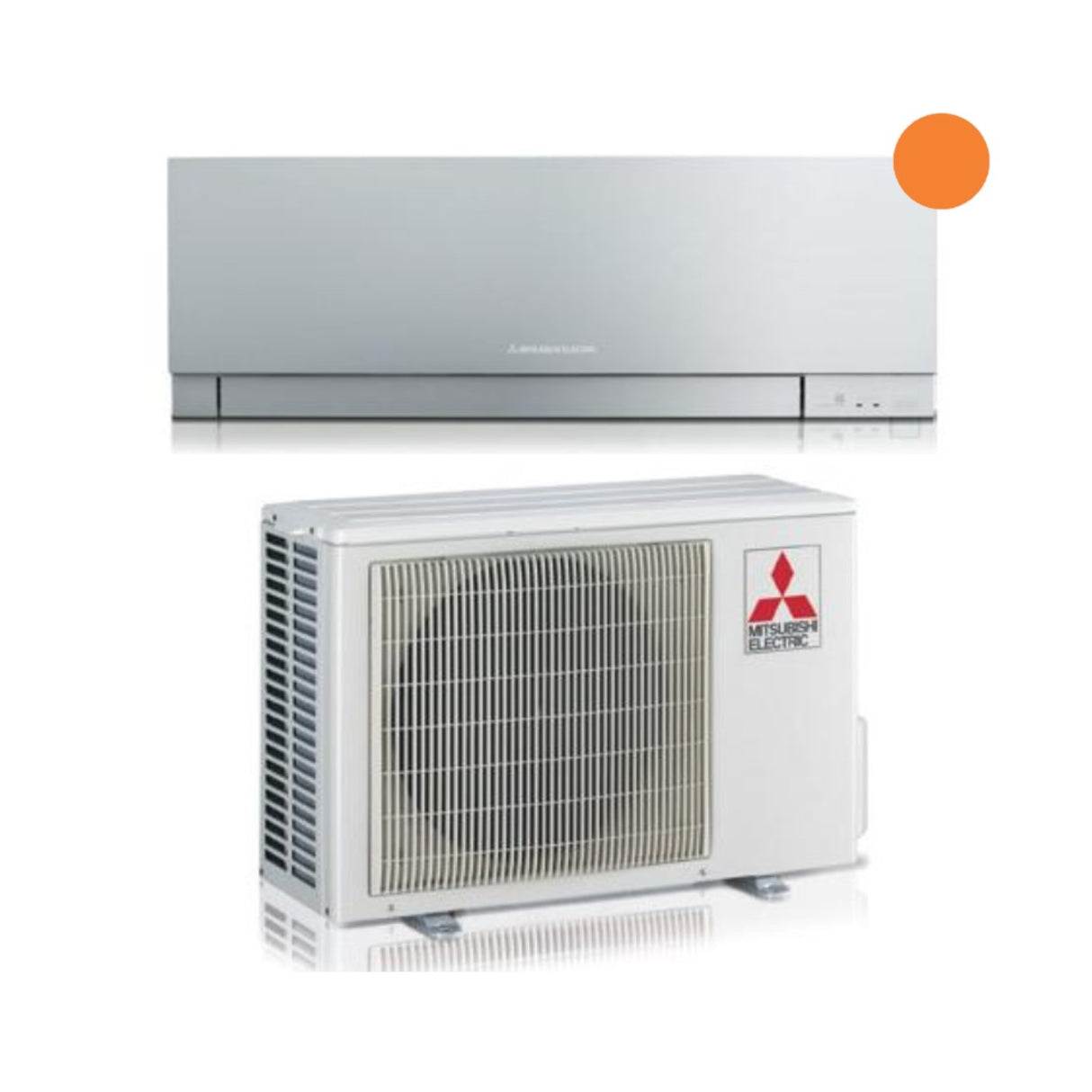 Mitsubishi Electric Inverter Airconditioner Kirigamine ZEN R-32 Zilver 12000 btu MSZ-EF35VGKS Zilver Geïntegreerde Wi-Fi - (Nieuw)