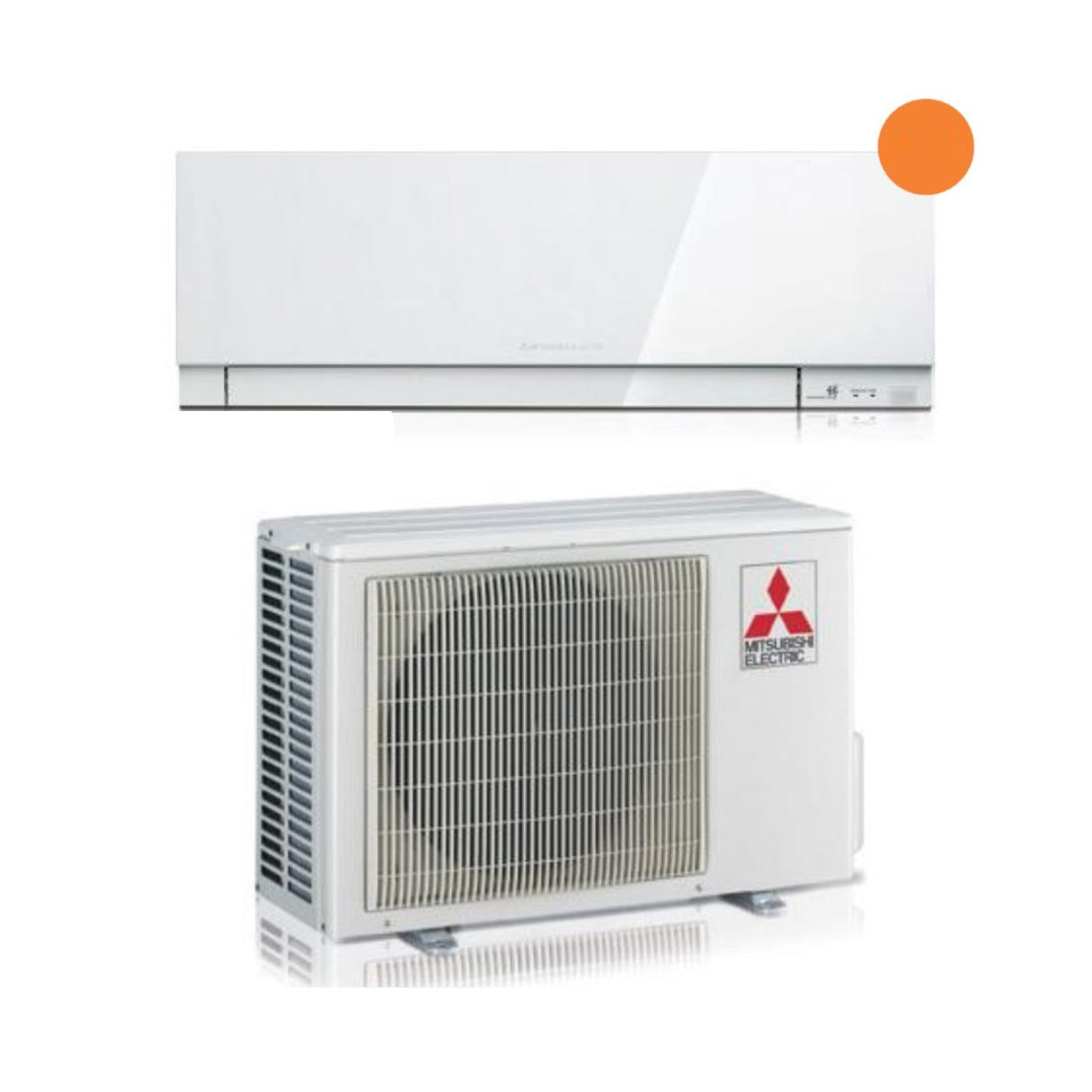 Mitsubishi Electric Inverter Airconditioner Kirigamine ZEN R-32 Wit 12000 btu MSZ-EF35VGKW Wit Geïntegreerde Wi-Fi - (Nieuw)