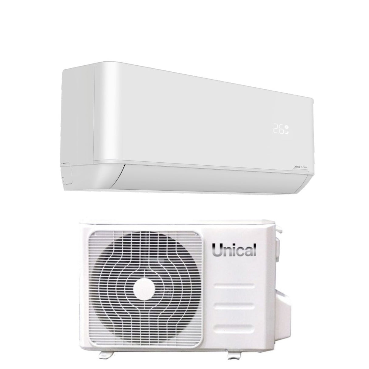 Unieke inverter airconditioner FLOWY-serie 9000 Btu FLWY 9H R-32 Wi-Fi Optioneel Klasse A++/A+