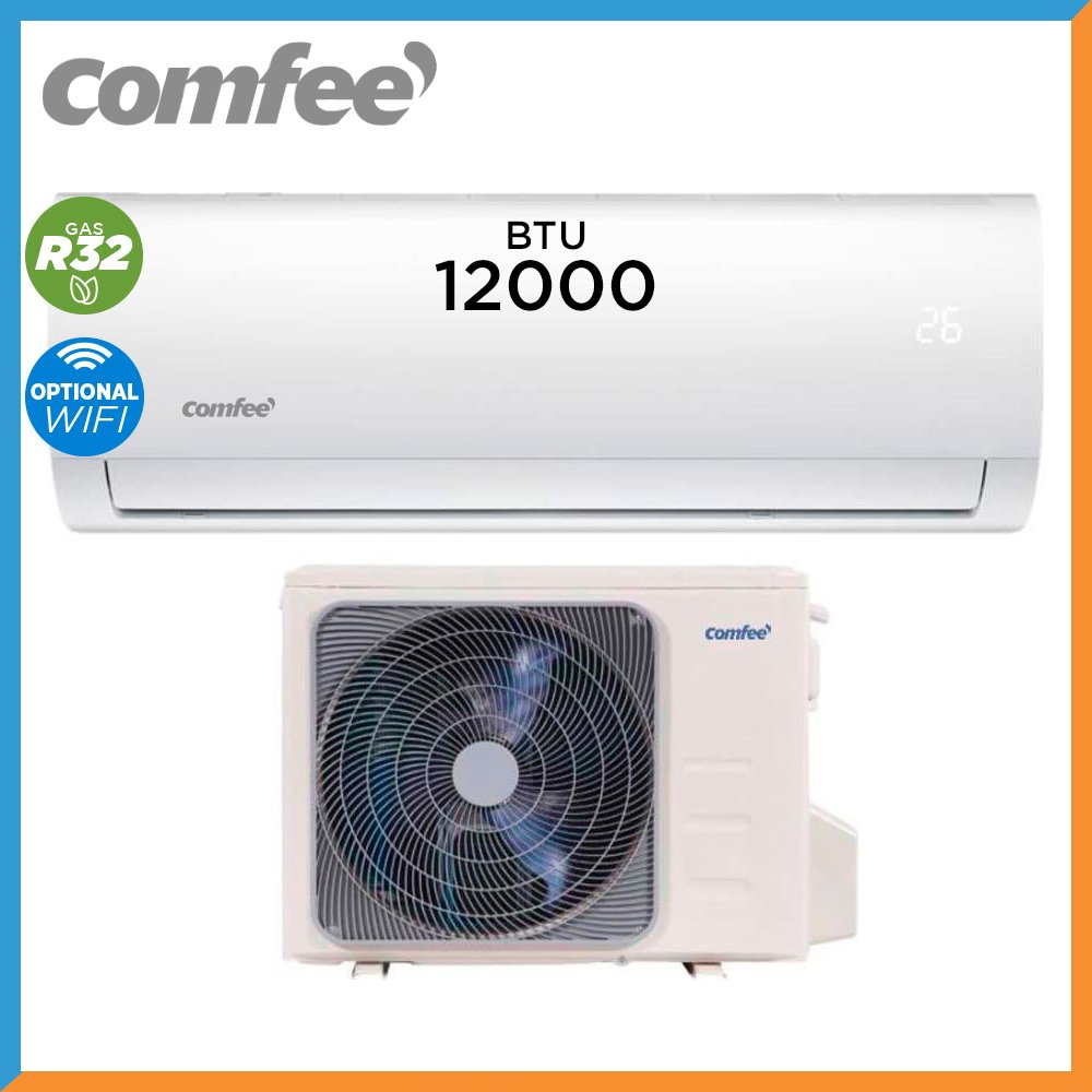 Comfee Inverter Airconditioner SIRIUS ECO-serie 12000 BTU SIRIUS-E 12 R-32 Wi-Fi Optioneel