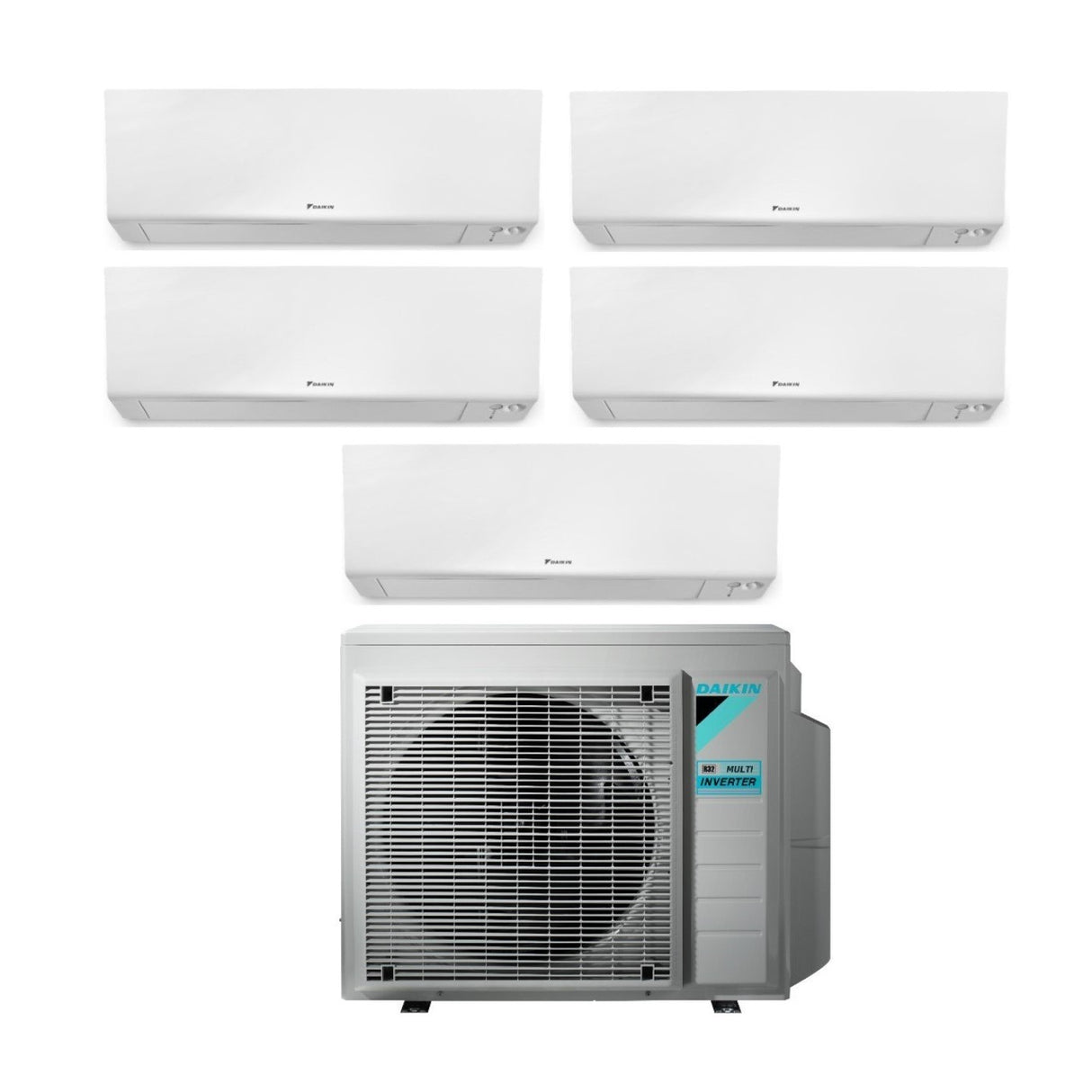 Daikin Bluevolution Penta Split Inverter Airconditioner FTXM/R-serie PERFERA WALL 7+7+7+9+12 met 5MXM90N R-32 Geïntegreerde Wi-Fi 7000+7000+9000+12000 - Nieuws