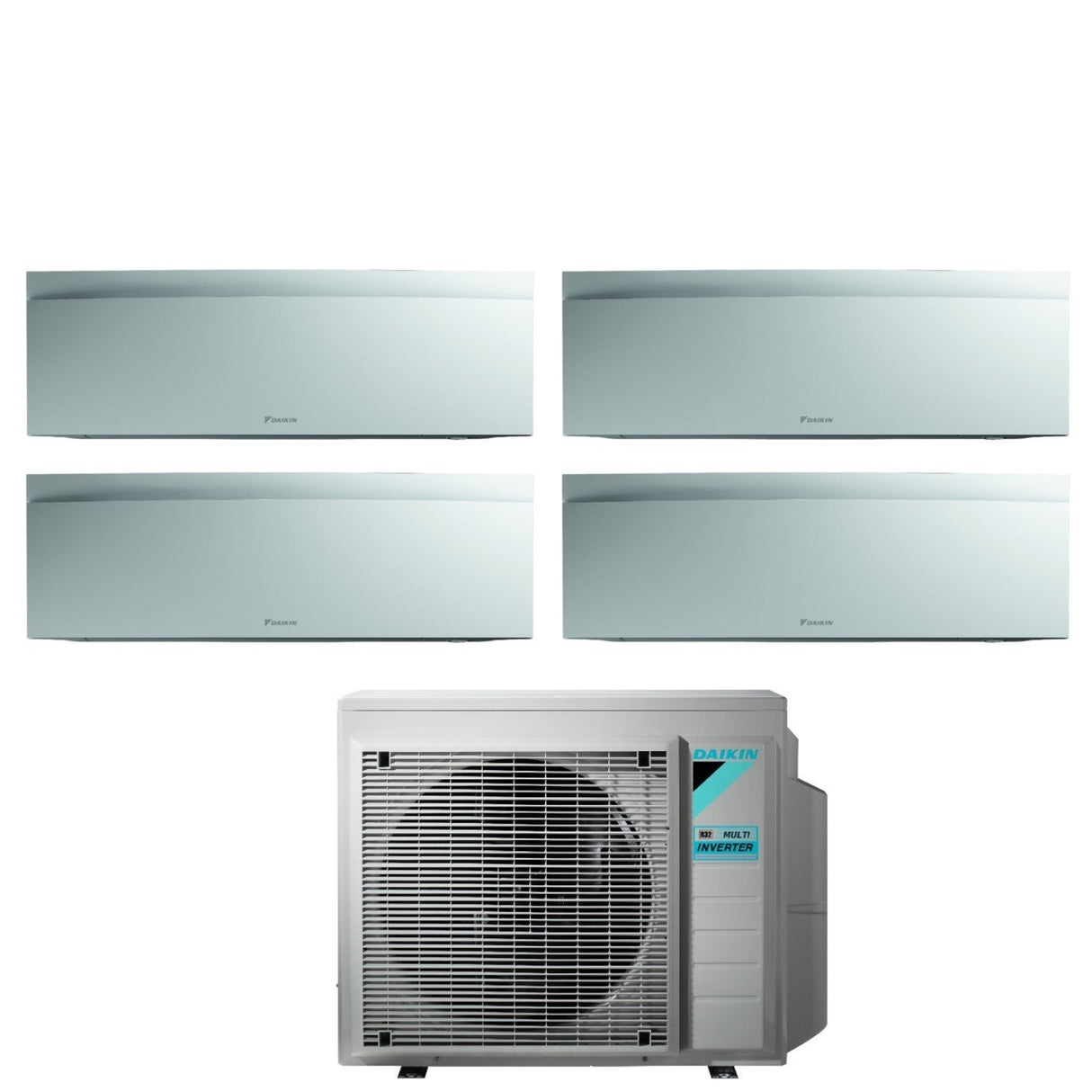 Daikin Bluevolution Airconditioner Split Inverter Panelen EMURA WHITE III serie 7+9+12+18 met 4MXM80N R-32 Geïntegreerde Wi-Fi 7000+9000+12000+18000 Witte Kleur