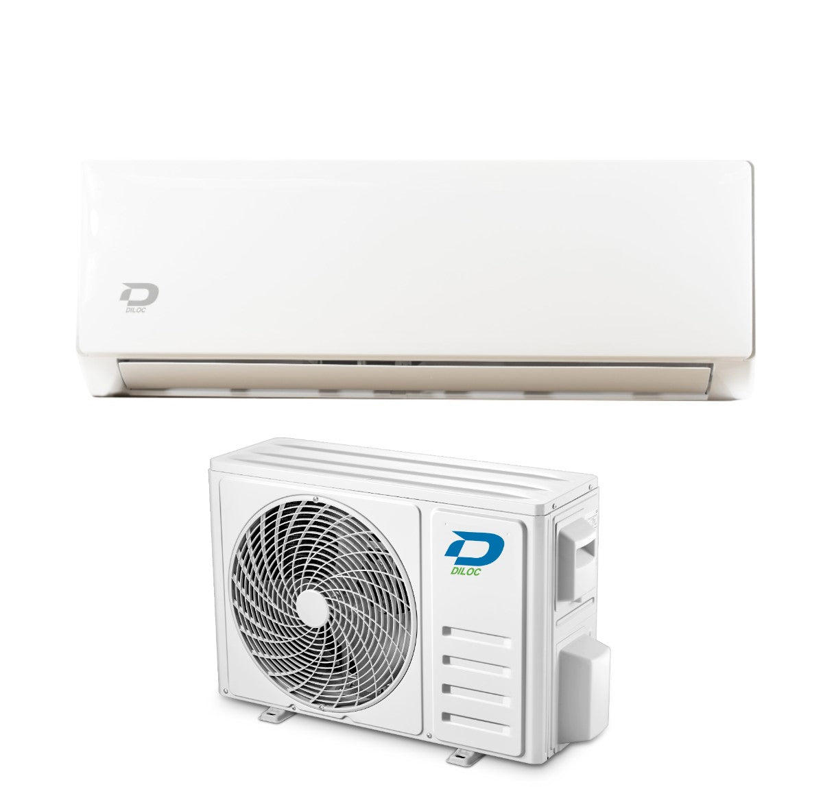 Diloc Inverter Airconditioner OASI-serie 9000 Btu D.OASI09 R-32 Wi-Fi Geïntegreerd met Alexa Google Home Klasse A++/A+++