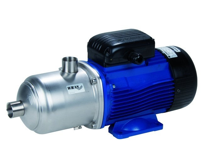 Lowara meertraps centrifugaalpomp met stalen behuizing, vermogen 1,5 pk, 1,1 kW, inclusief spanning 400 V, model 3hm06p11t