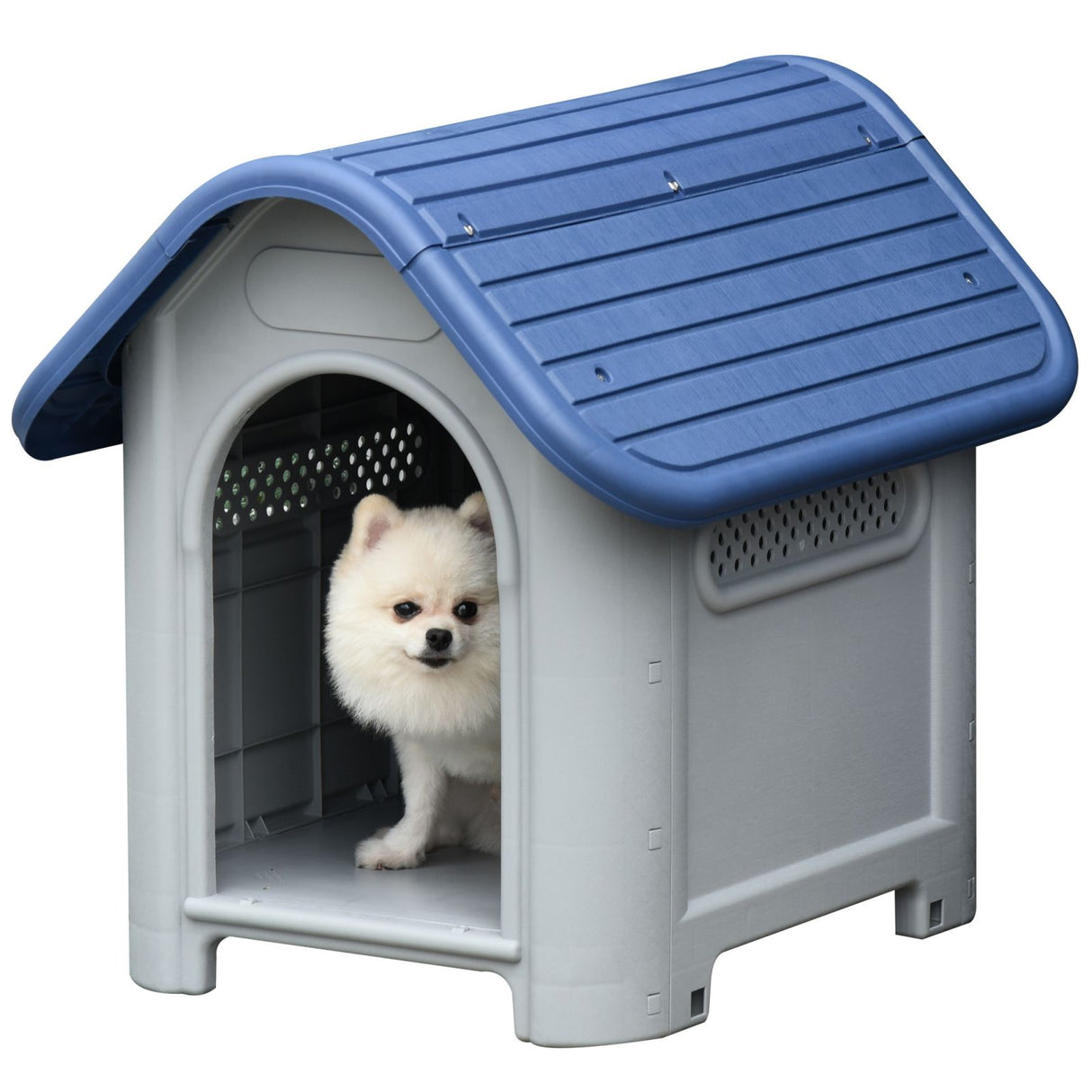 EASYCOMFORT Kennel voor kleine honden, mopshonden, chihuahua&#39s en buitenhuis