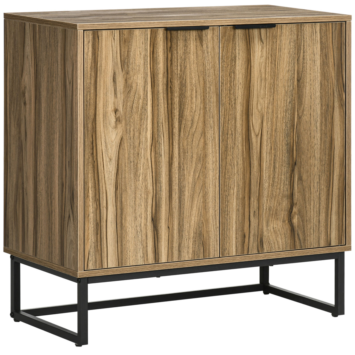 Easycomfort Multifunctioneel Meubel 2 Woonkamer en Woonkamer in Hout en Metaal, 80 x 40 x 80 cm, Grijs