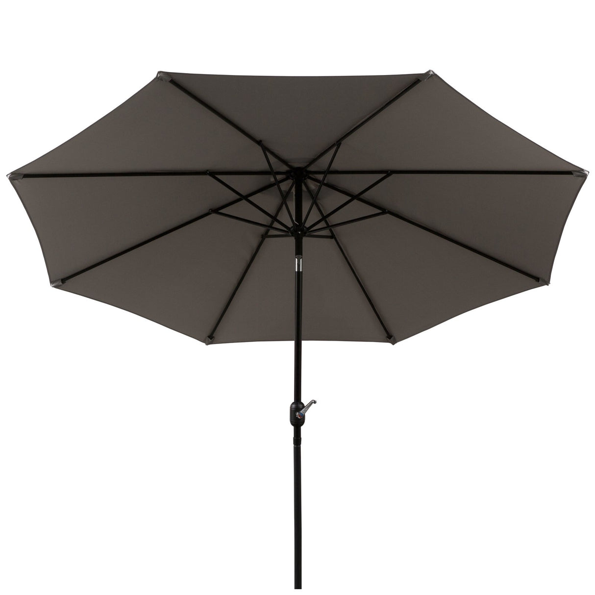 EASYCOMFORT Tuinparasol met slinger en kantelkop 300x245cm Grijs