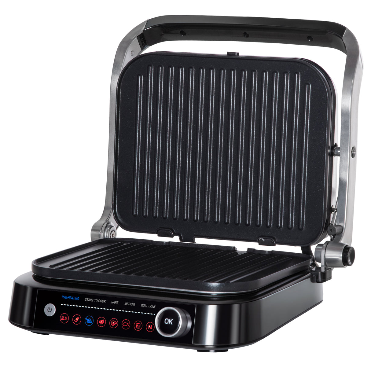 Easycomfort Elektrische Fietsplaat 2100W Beschikbaar op 180° met 8 Kookprogramma&#39s, Zwart