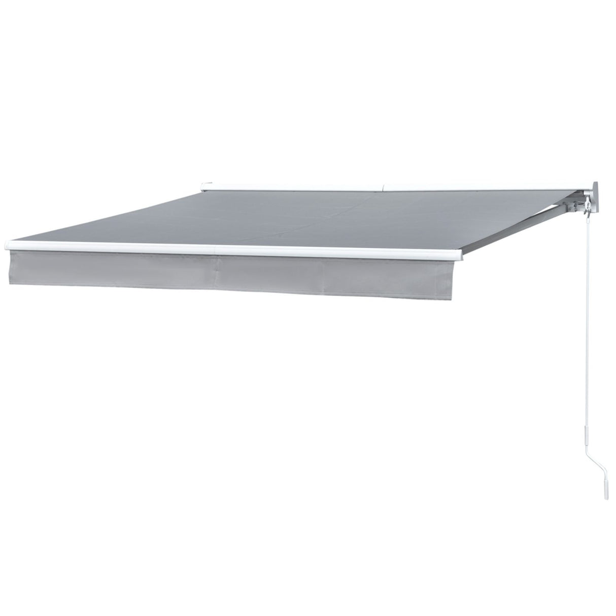EASYCOMFORT Buitenzonwering met rolarmen 250x200cm Grijs