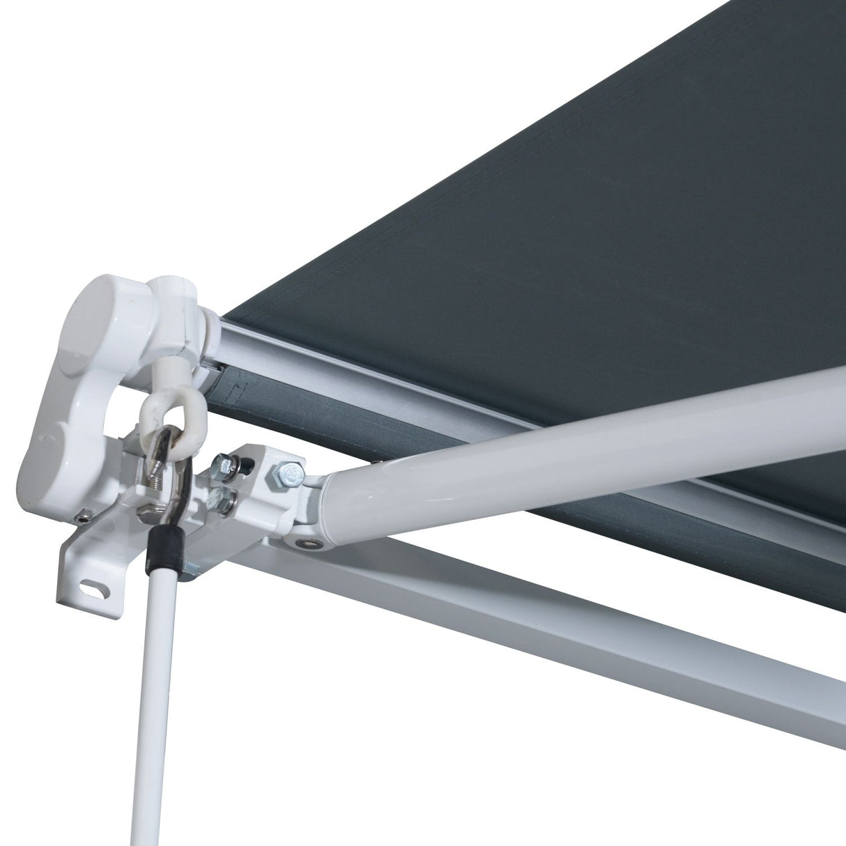 EASYCOMFORT Wandrolluifel in polyester, grijs, 365x250cm