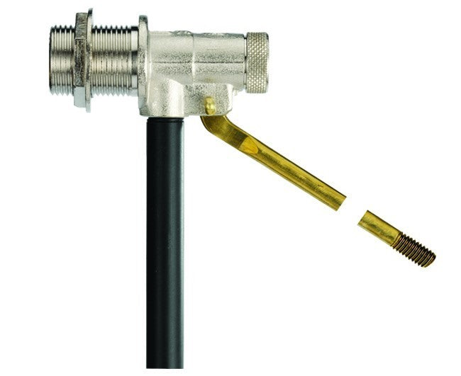 Kleur geperst messing vlotter Sicilië type compleet met afvoerslang model 3/4&#39&#39 code 522/23/4