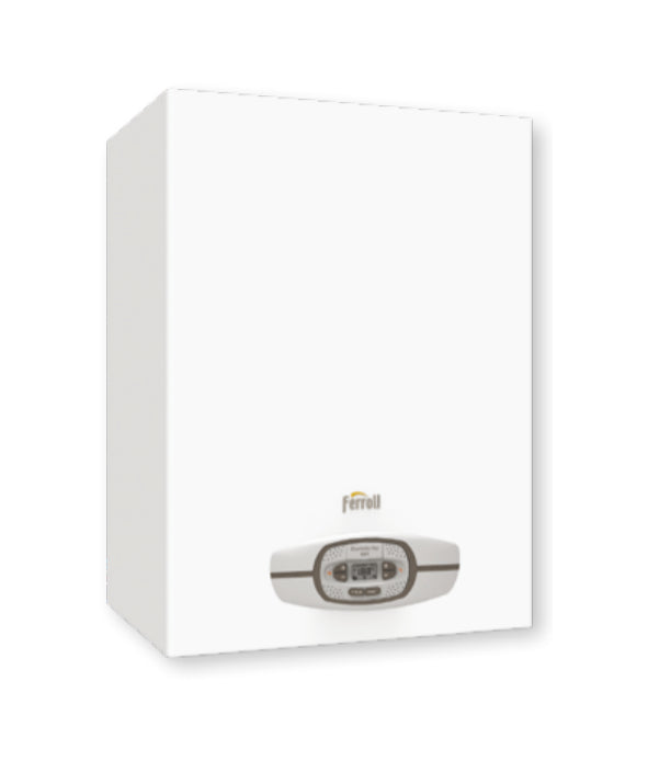 Ferroli Bluehelix TOP RRT K 50 28C methaan- of LPG-condensatieketel compleet met rookgasafvoerset cod. 0T3T2AWA laag NOx - NIEUW
