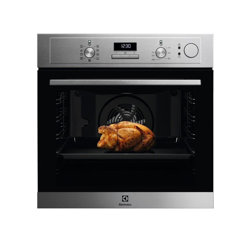 Electrolux Inbouw Elektrische Oven EOC3S40X Roestvrij Staal 72 Liter 60 Cm Stoom Snel Verwarmend AquaClean Klasse A