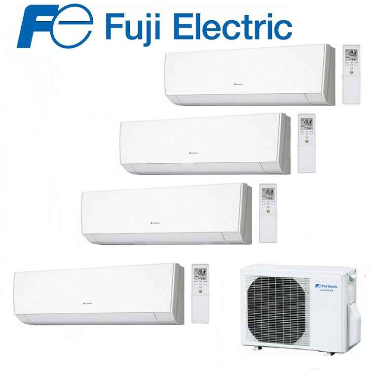 Airconditioner FUJI ELECTRIC INVERTER MUURGEMONTEERDE SPLIT PANELEN LM 9+9+9+9 serie met ROG30L 9000+9000+9000