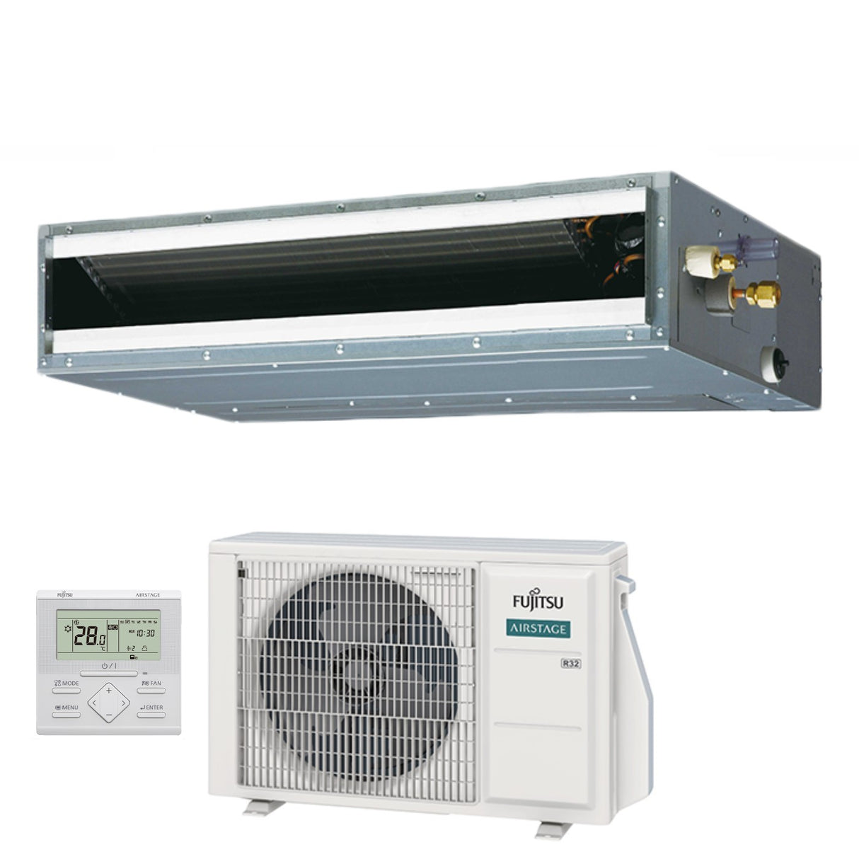Fujitsu Airconditioner Lage Prevalentie Serie KL ECO 9000 Btu ARXG09KLLAP R-32 Wi-Fi Optioneel