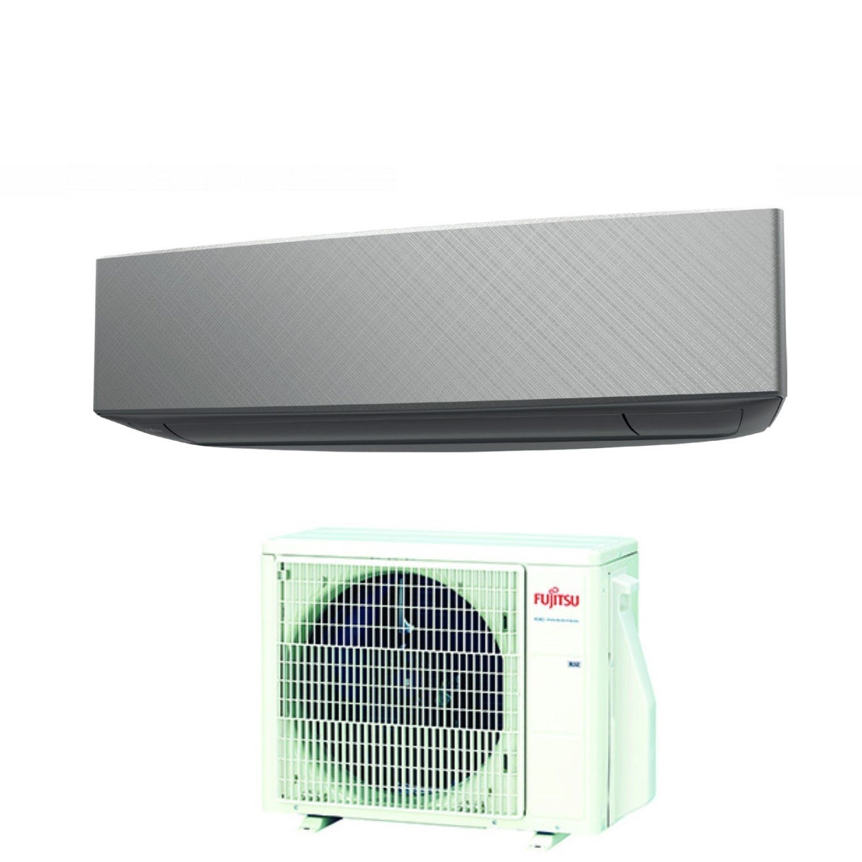 Fujitsu Inverter Airconditioner KE SILVER-serie 9000 Btu ASYG09KETF-B R-32 Geïntegreerde Wi-Fi 3NGF87255 Zilverkleur Klasse A++/A+