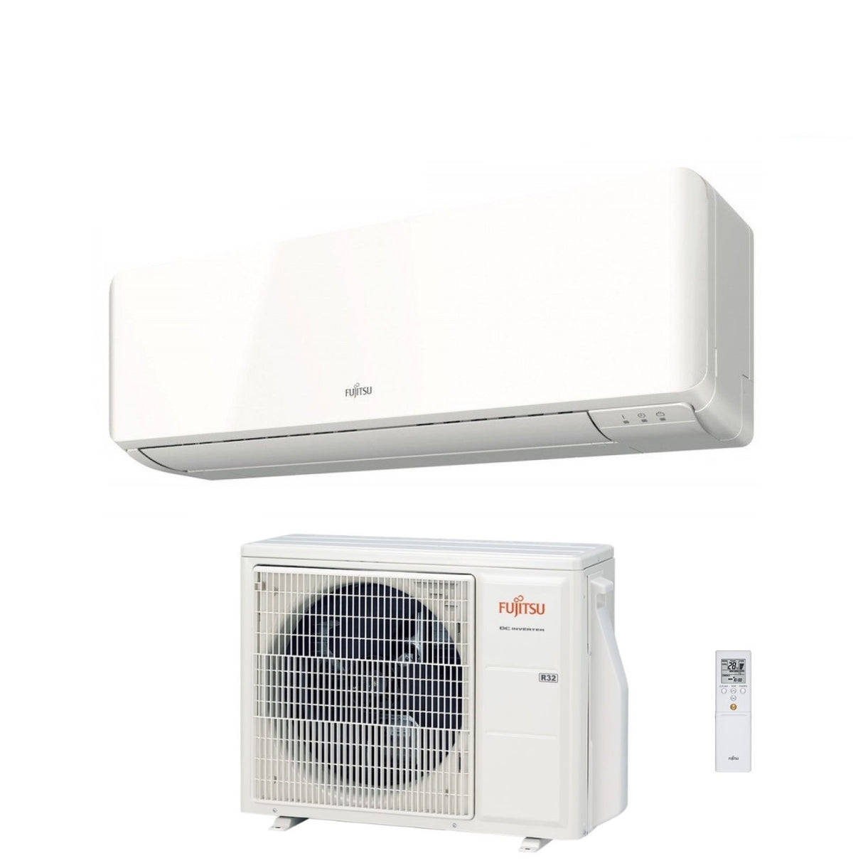 Fujitsu Inverter Airconditioner KM-serie 7000 Btu ASYG07KMCE Code 3NGF87160 R-32 Wi-Fi Optioneel Klasse A++/A+
