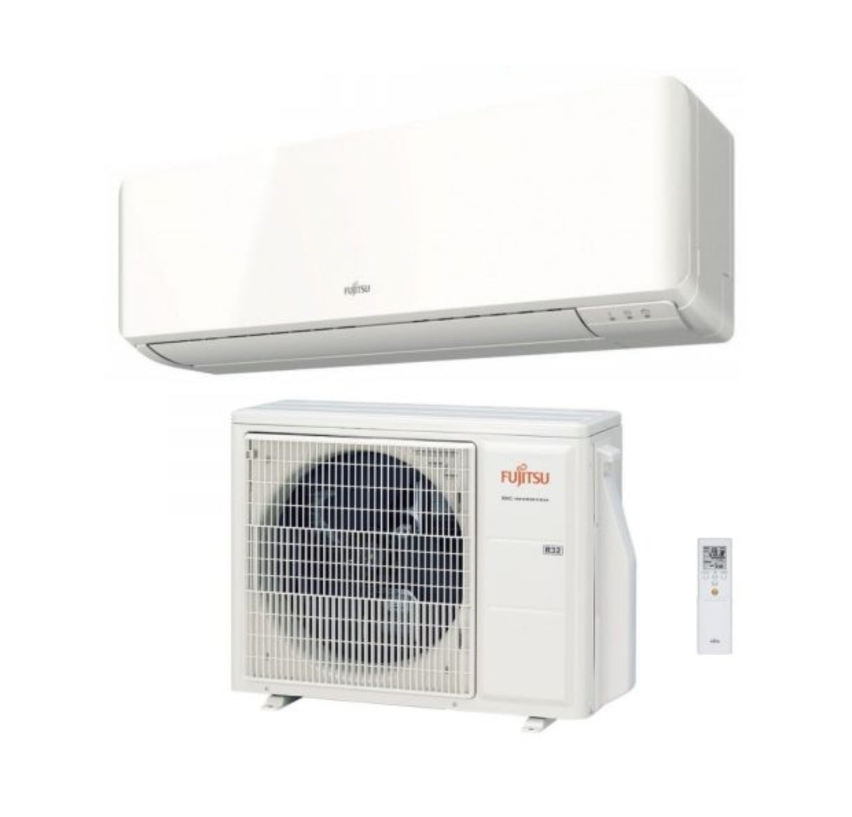 Fujitsu Inverter Airconditioner KM-serie Groot model 18000 Btu ASYG18KMTE R-32 3NGF7080 Wi-Fi Optioneel Klasse A++/A+
