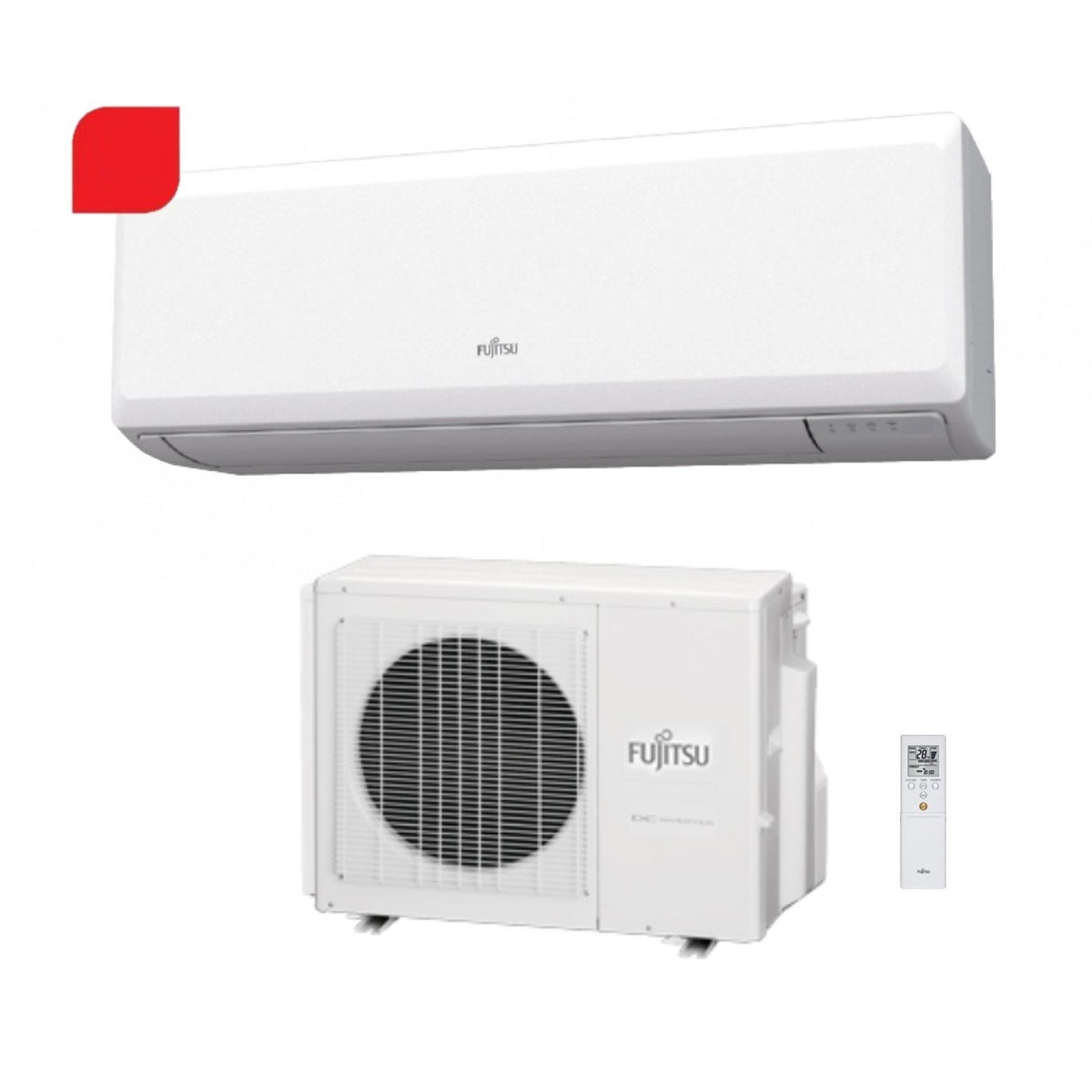 Fujitsu Inverter Airconditioning KP-serie 9000 Btu ASYG09KPCA R-32 Wi-Fi Optioneel Klasse A++ - Nieuw