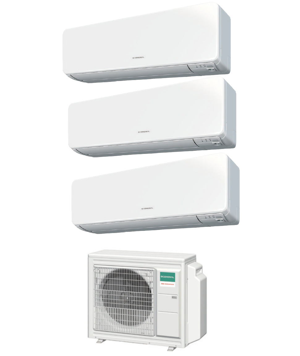 Algemene Fujitsu Trial Split Inverter Airconditioning KGTB 7+9+9 btu met AOHG18KBTA3 R-32 7000+9000+9000 Wi-Fi Optioneel - Nieuws