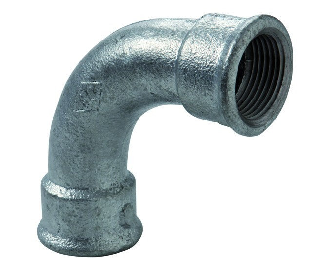 Bocht 90 FF 11/2&quot gegalvaniseerd