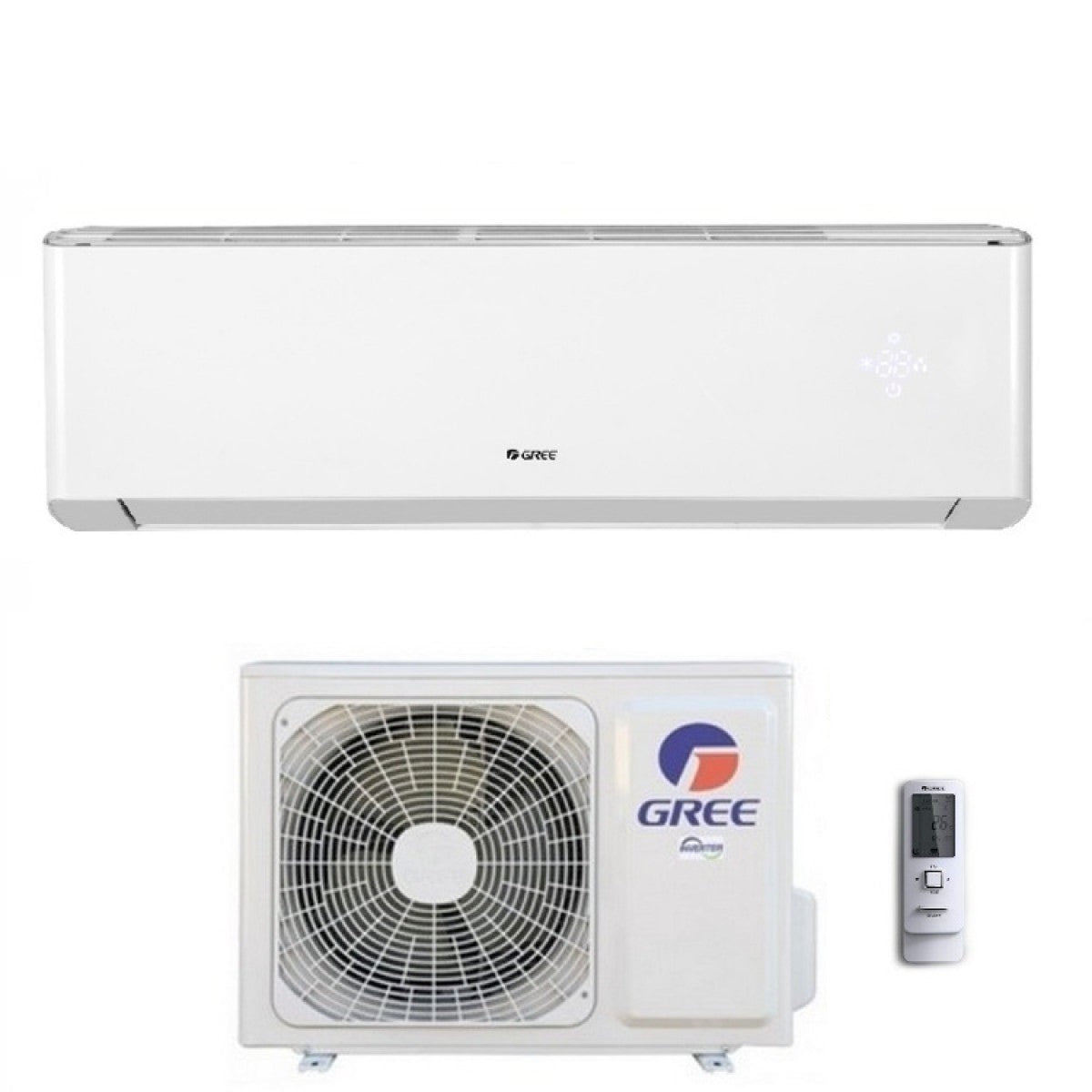 GRIJZE INVERTER AIRCONDITIONER AMBER serie 18000 BTU R-32 Wi-Fi klasse A+++