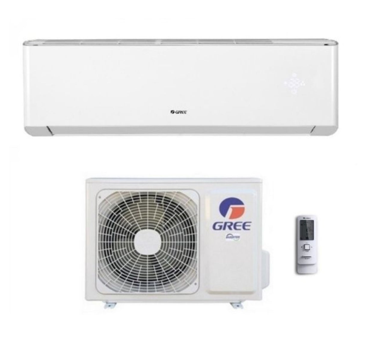 GRIJZE INVERTER AIRCONDITIONER AMBER serie 24000 BTU R-32 Wi-Fi klasse A+++