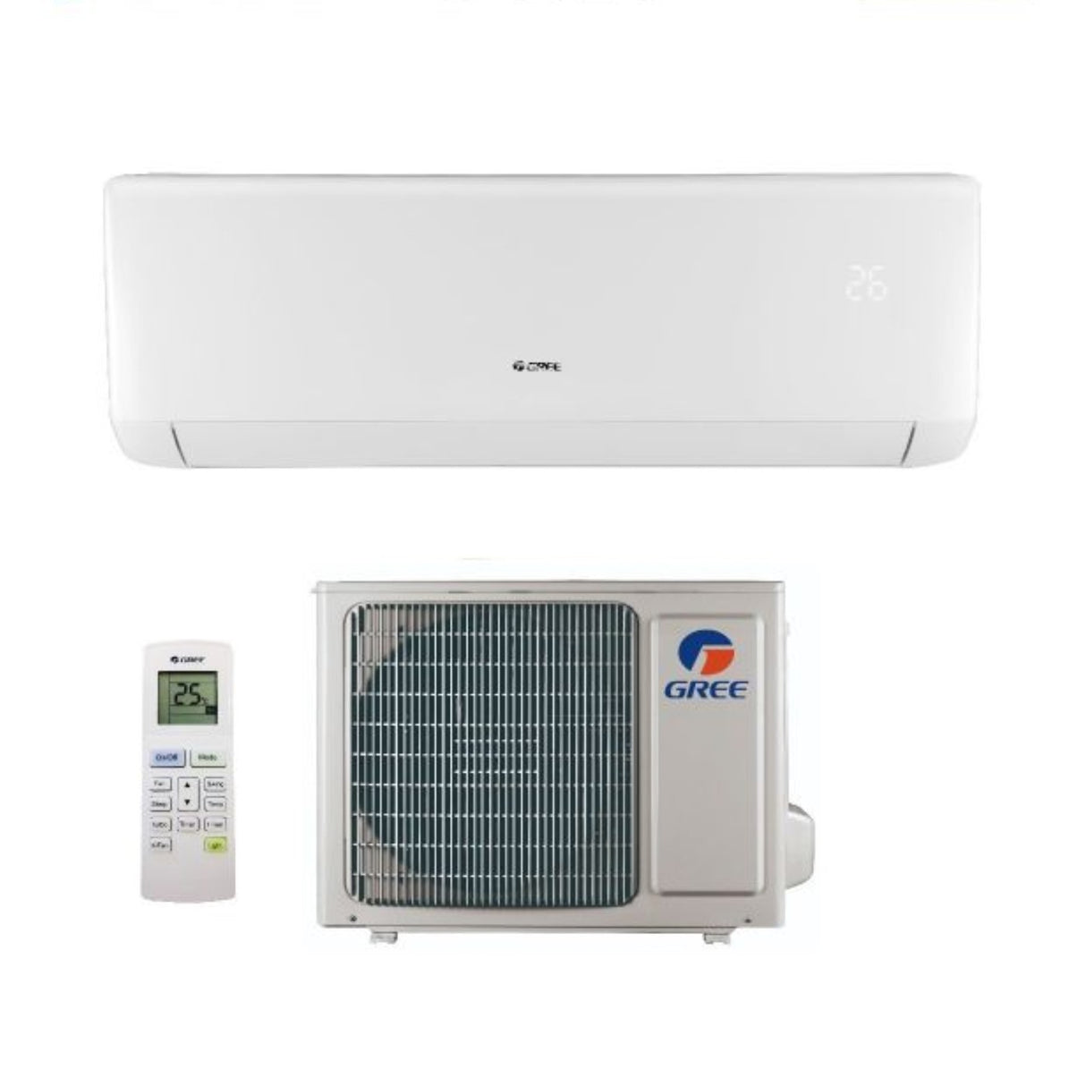 Groene inverter airco BORA serie 12000 Btu R-32 klasse A++/A+